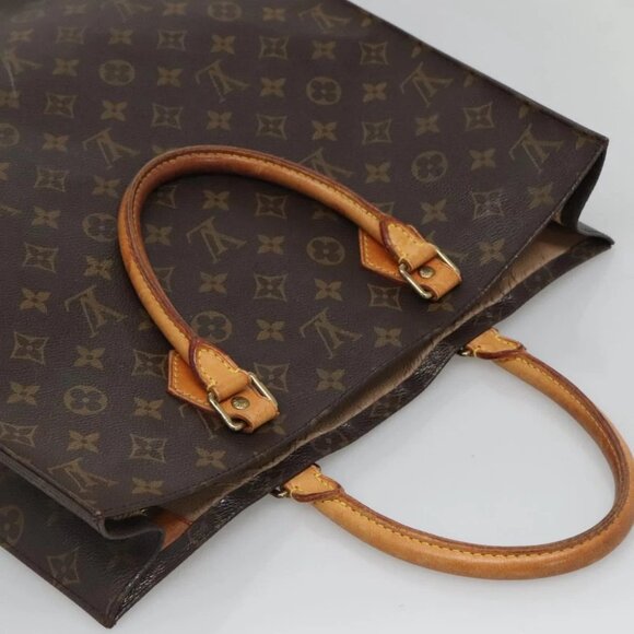 LOUIS VUITTON Monogram Sac Plat Hand Bag - Picture 10 of 16
